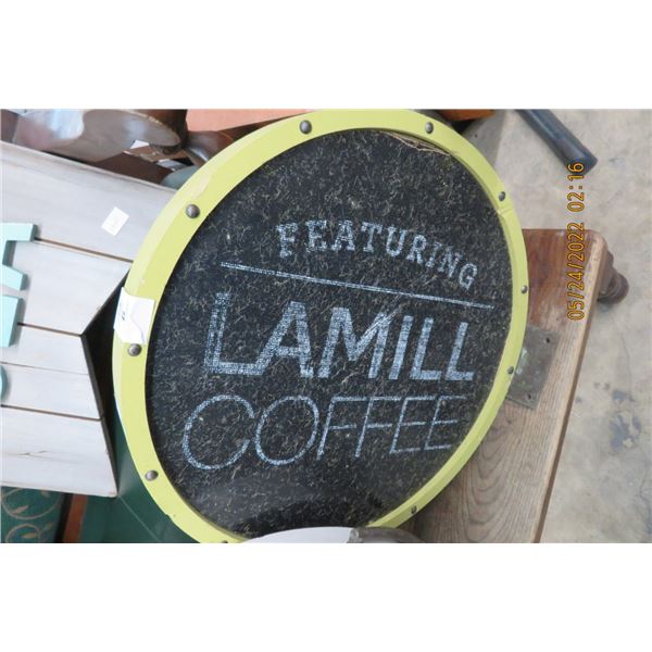 Lamill Coffee Wall Sign