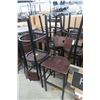 Image 1 : 7-Metal/Wood Bar Stools - 7 X $