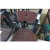 Image 2 : 7-Metal/Wood Bar Stools - 7 X $