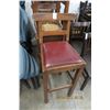 Image 1 : 7-Padded Wood Bar Stools - 7 X $