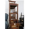 Image 2 : 7-Padded Wood Bar Stools - 7 X $