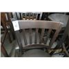 Image 2 : 11-Mocha Padded Slat Back Dining Chairs - 11 X $