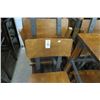 Image 2 : 28-Metal/Wood Dining Chairs - 28 X $