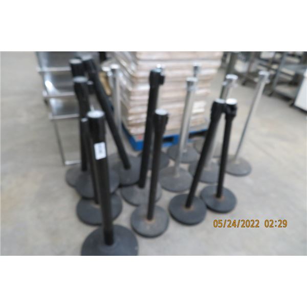 16-Crowd Control Stanchions - 16 X $