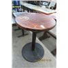 Image 1 : Oak Round High Bar Table
