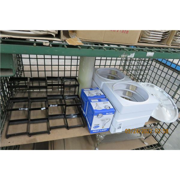 Chafing Stands, Light Bulbs, Stretch Wrap & Lids