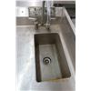 Image 3 : S/S Corner 4' Table w/Hand Sink & w/Undershelf (Needs Leg Repair)