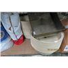 Image 3 : Dish Covers, Beer Buckets, Glasses & Mugs (2 Shelves)