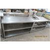 Image 1 : S/S 8' Dish Station w/Double Undershelf