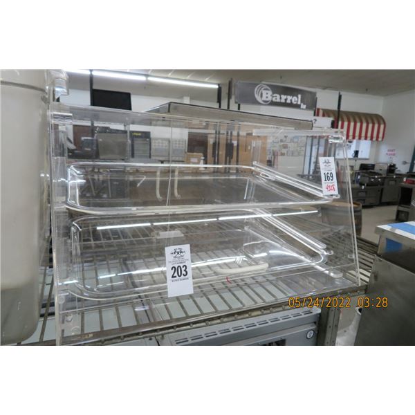 Winco Plexi Glass Countertop Merchandiser