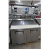 Image 1 : True 4' Rolling Ref. Sandwich Prep w/Double Overshelf