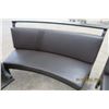 Image 2 : Mocha Half Moon Lobby Bench Set of 4