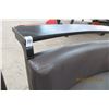 Image 3 : Mocha Half Moon Lobby Bench Set of 4