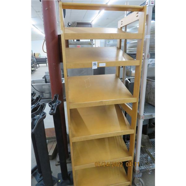 Wood 6 Shelf Merchandiser