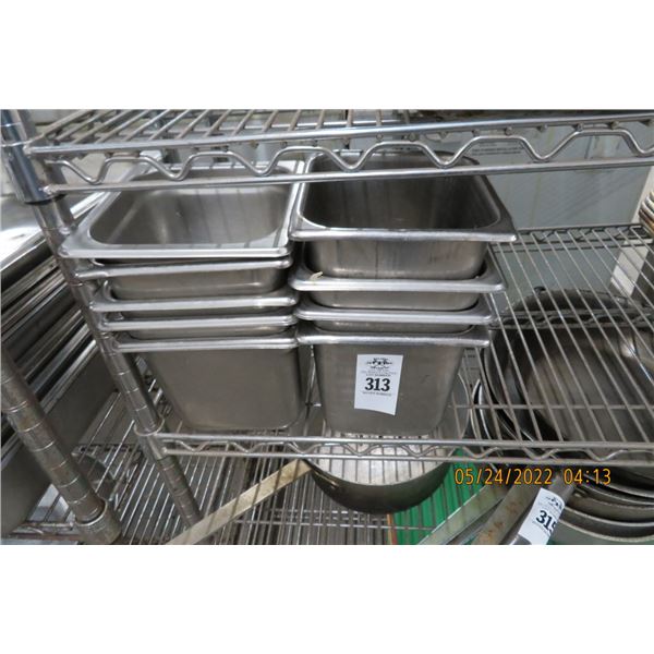 9-Sixth Size Insert Pans - 9 X $