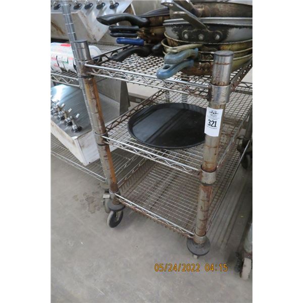 Metro Small 3 Shelf Cart