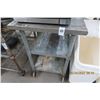 Image 1 : S/S 18" x 18" Rolling Table w/Undershelf
