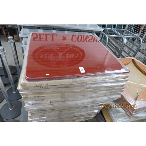 27-New 36" x 36" Cherry Table Tops - 27 X $