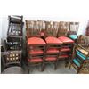 Image 1 : 27-Padded Slat Back Dining Chairs - 27 X $