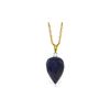 Genuine 12.95 ctw Sapphire & Diamond Necklace 14KT Yellow Gold - REF-27N3R