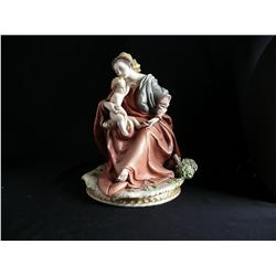 Antonio Borsato Pompean Madonna figure 9" X 7"