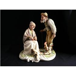 Antonio Borsato old couple figure 7 3/4" X 6"