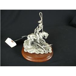 Don Pollard "Mandan Hunter" pewter