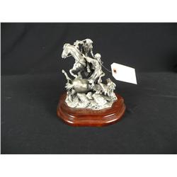 Don Pollard "The Rescue" pewter