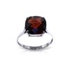 Image 1 : Genuine 4.5 ctw Garnet Ring 14KT White Gold - REF-37A8K