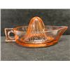 Image 2 : Vintage Pink Sunkist Orange/Lemon Juice Glass Reamer (Approx: 8.5" W 3.5"T)