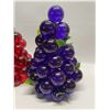 Image 3 : Vintage Lucite Grapes Grape Cluster Lamp Shades (Approx: 10"T 7"W)