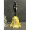 Image 5 : 3 Metal & Crystal Glass Bells (taller approx: 6.25")
