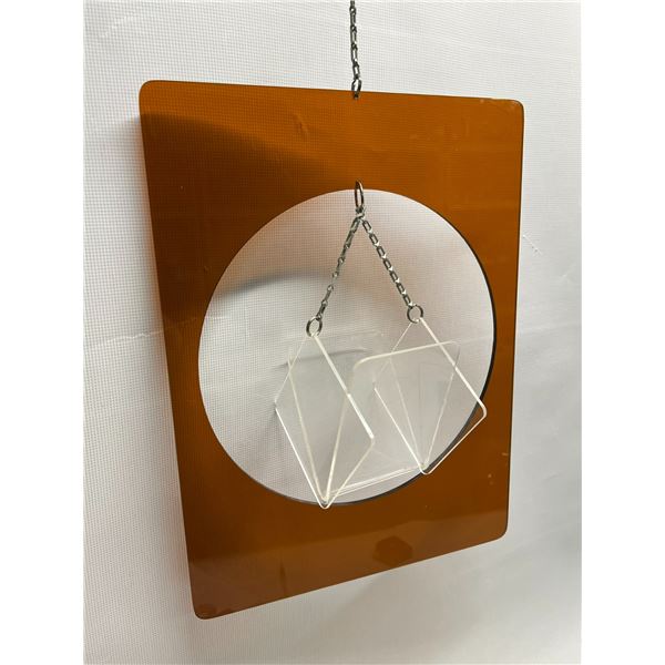 Vintage Retro Hanging Plant Holder (approx: 16x12" w/ 11" chain for hanging)