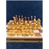 Image 2 : Fold-Up Wooden Checkers & Chess Set - Looks complete (about 10.5x10")