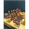 Image 3 : Fold-Up Wooden Checkers & Chess Set - Looks complete (about 10.5x10")