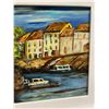 Image 2 : Ruby Bennett "Isle De Rey France" Acrylic (Frame Approx: 20 x 17")