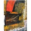 Image 2 : Abstract Decorative Acrylic on Canvass (Approx: 27 x27")