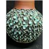 Image 2 : Vintage Poole Pottery England Textured Ceramic Vase (approx: 7"T 4.5"W)