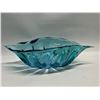 Image 1 : Stunning Large Blue Heavy Art Glass Centrepiece (approx: 17.5"W 5"T)