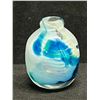 Image 1 : Artist Signed Art Glass Bud Vase - Smaller (approx: 2.25"T 2"W)