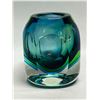 Image 1 : Amazing Murano Summerso Art Glass Vase (Approx: 4.5"T 3.75"W)