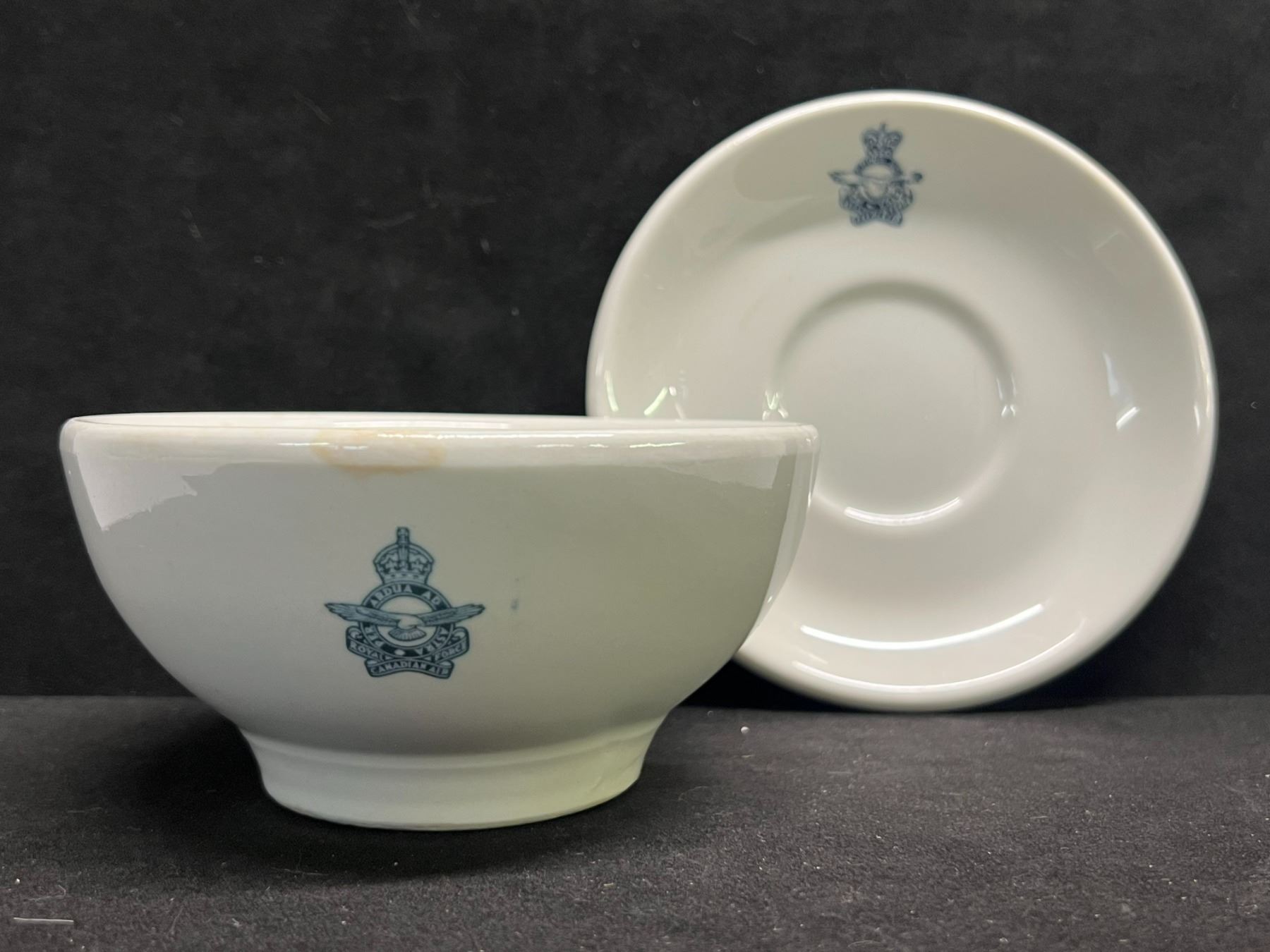 Royal Canadian Air Force RCAF Soup Bowl and Saucer plate (bowl 5.25 ...
