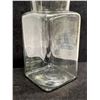 Image 3 : Vintage Glass Candy Store Jar / Storage Canister with Lid (approx: 10"T 5"W)