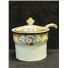 Image 1 : Noritake Hand Painted Sugar / Jam Dish with Lid & Spoon (Approx: 4"T 3.75"W)