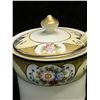 Image 2 : Noritake Hand Painted Sugar / Jam Dish with Lid & Spoon (Approx: 4"T 3.75"W)