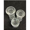 Image 5 : 3 Vintage Textured Art Glass Candle Stick Holders (tallest is about 6")