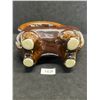 Image 8 : Mid Century Ceramic Figural Ram Decanter w/ Stopper (approx: 10.75"T 8.25"W)