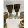 Image 2 : 7 Piece Ceramic Decorative Package - Mugs / small vases etc (tallest approx: 7.75")