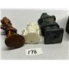 Image 8 : Small Décor items Package - Wood Ceramic etc. (tallest about 5")