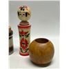 Image 2 : 7 Ceramic / Wood etc Décor Items (tallest approx: 5.5")